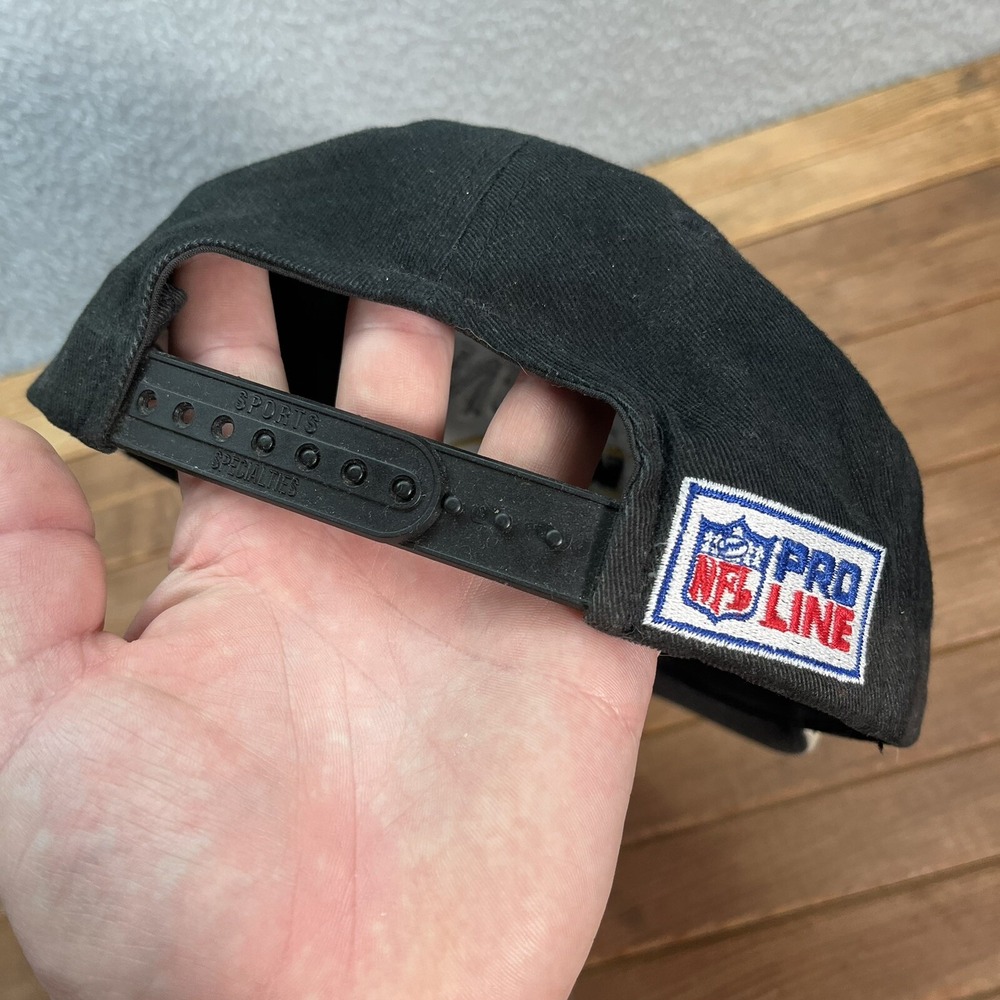 Vintage Green Bay Packers Hat Adult Black Snapback Sports Specialities Pro Line - Picture 7 of 11